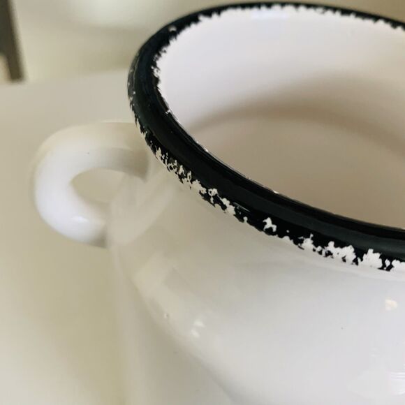 Organizing Crock with Chalkboard Front Holds Kitchen Tools & Utensils New Boxed - Picture 4 of 12